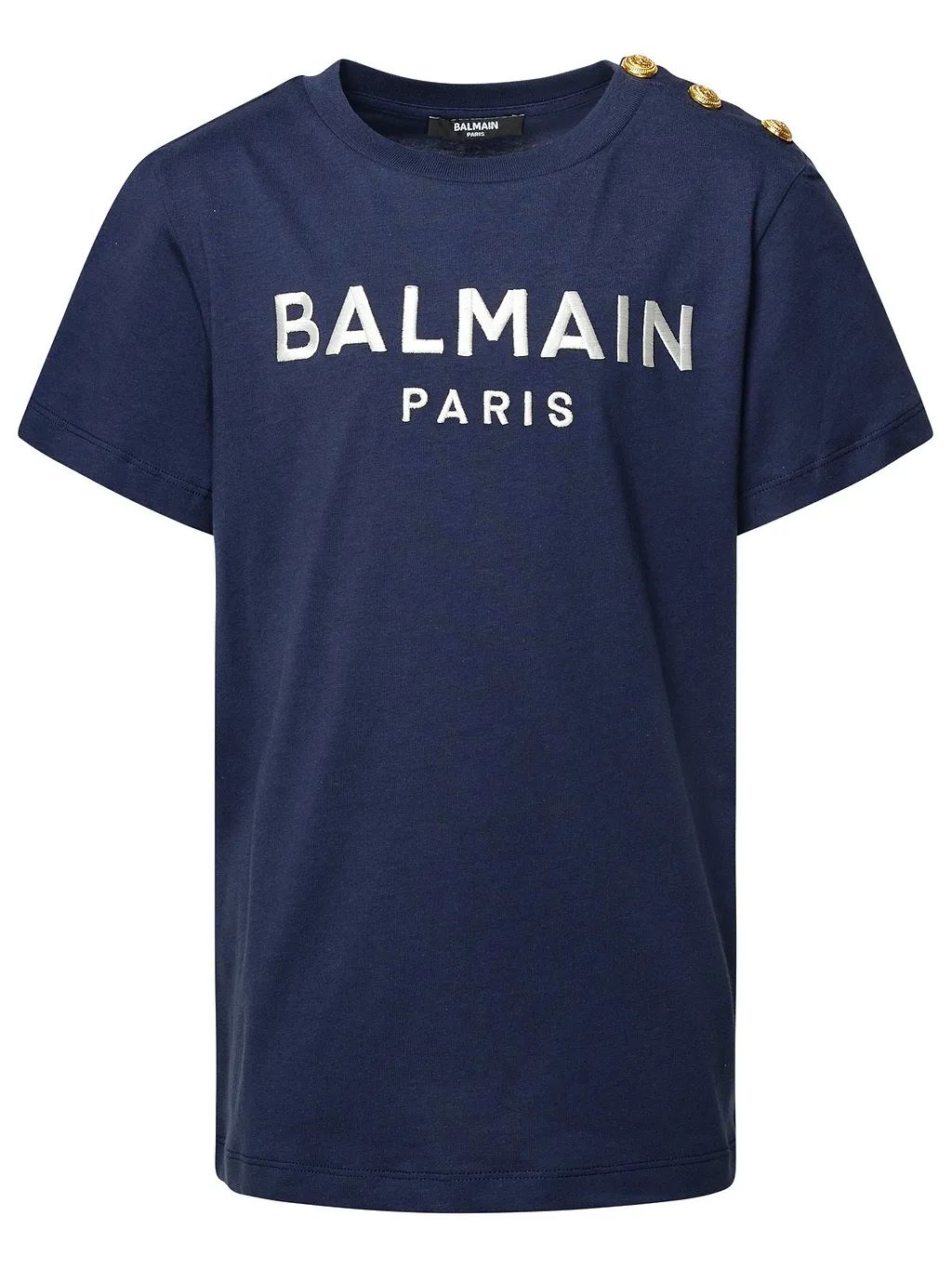Balmain Kids Logo Printed Crewneck T-Shirt