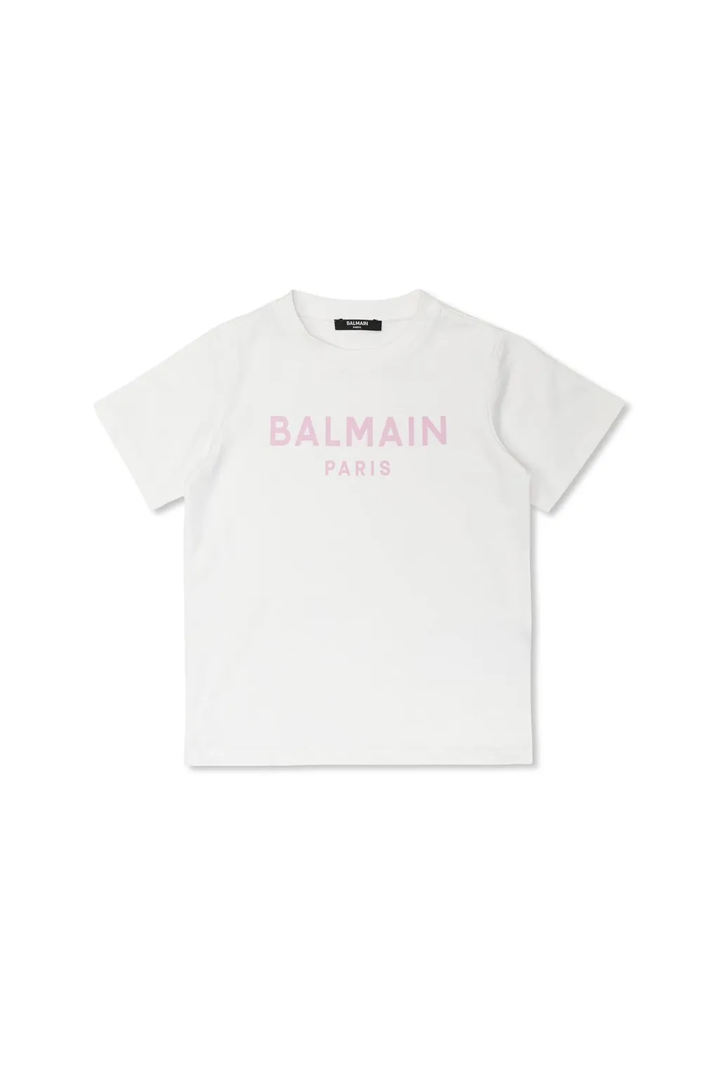 Balmain Kids Logo Printed Crewneck T-Shirt