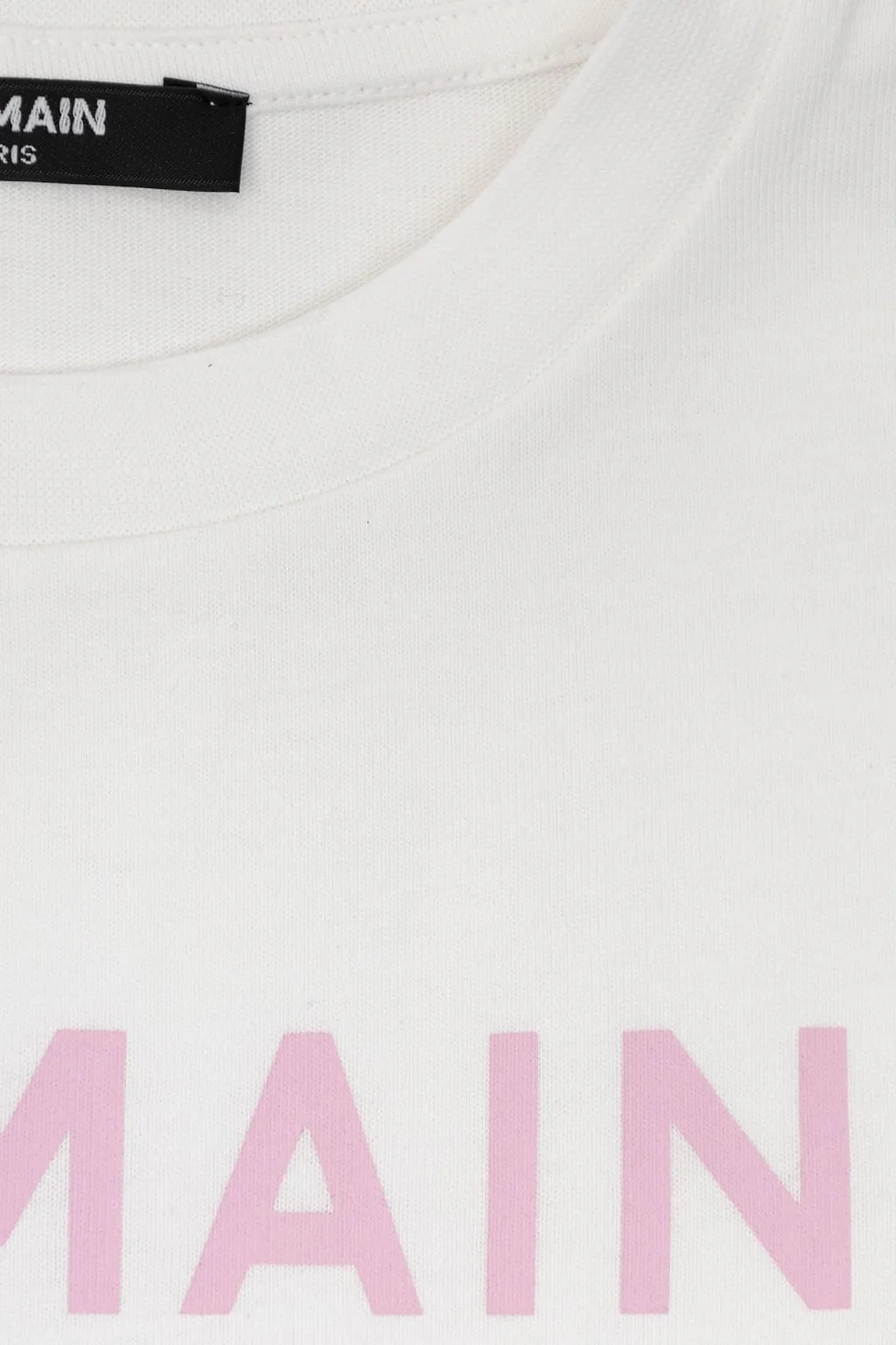 Balmain Kids Logo Printed Crewneck T-Shirt