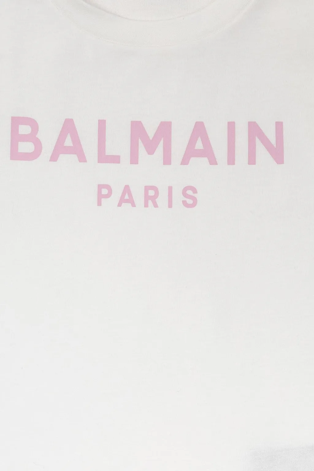 Balmain Kids Logo Printed Crewneck T-Shirt