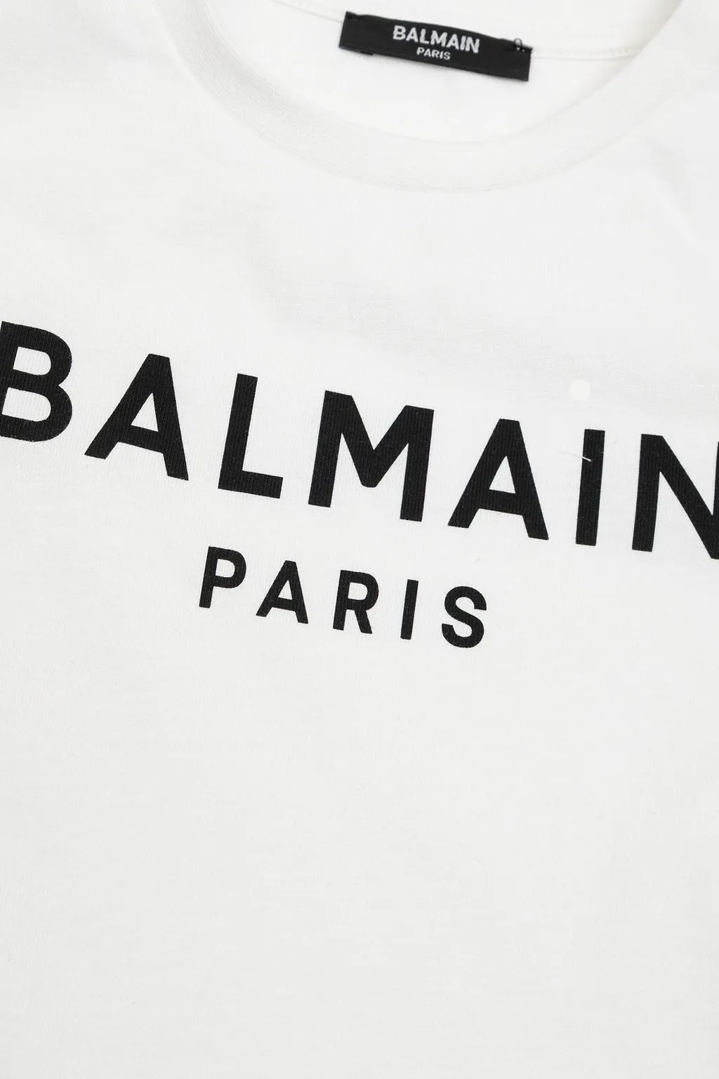 Balmain Kids Logo Printed Crewneck T-Shirt