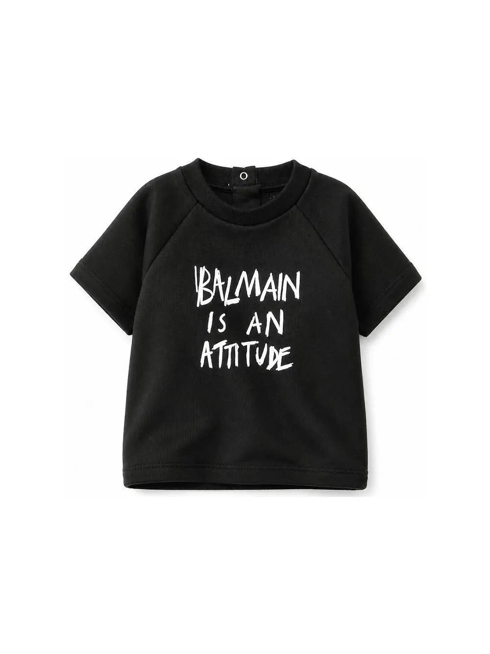 Balmain Kids Logo Printed Crewneck T-Shirt