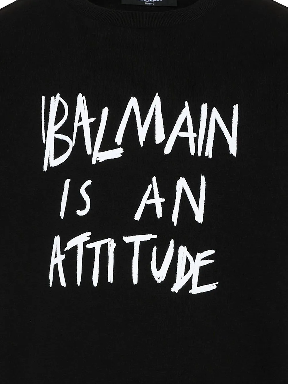 Balmain Kids Logo Printed Crewneck T-Shirt