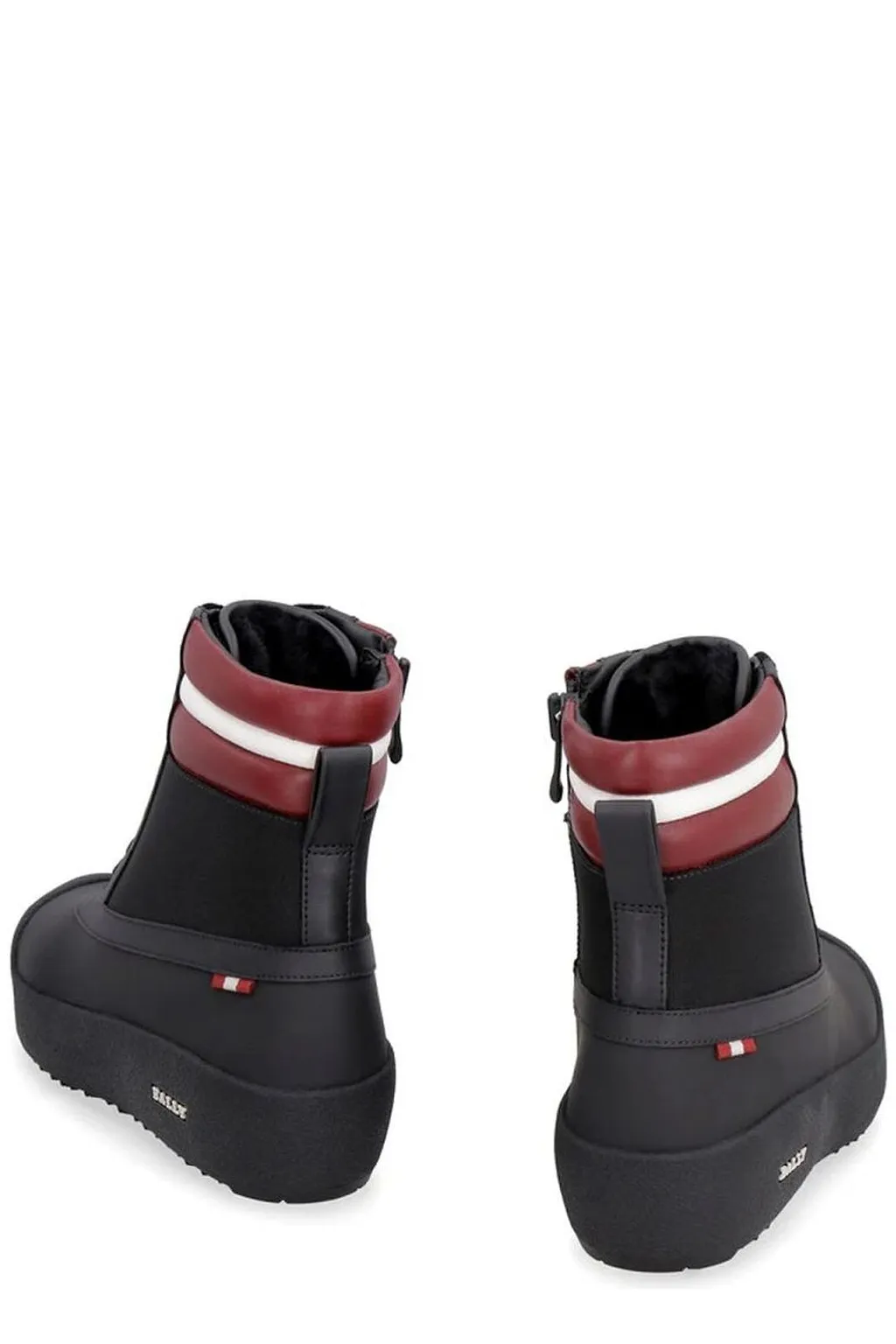 Bally Platform Lace-Up Ankle Boots