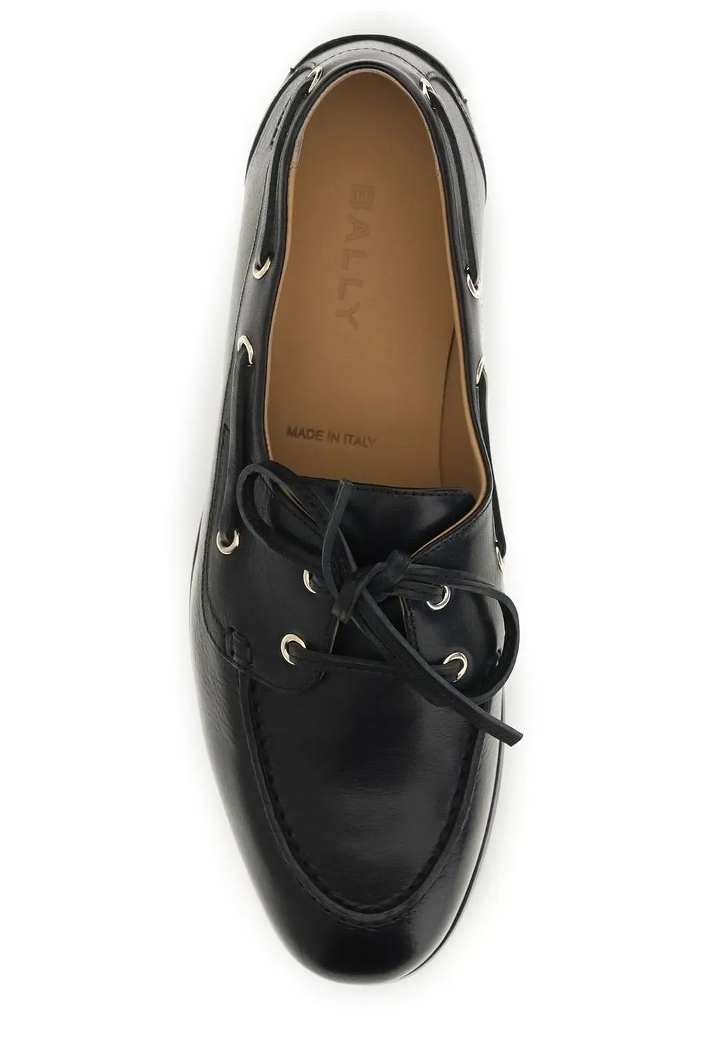 Bally Plume Boat-Style Flat Shoes