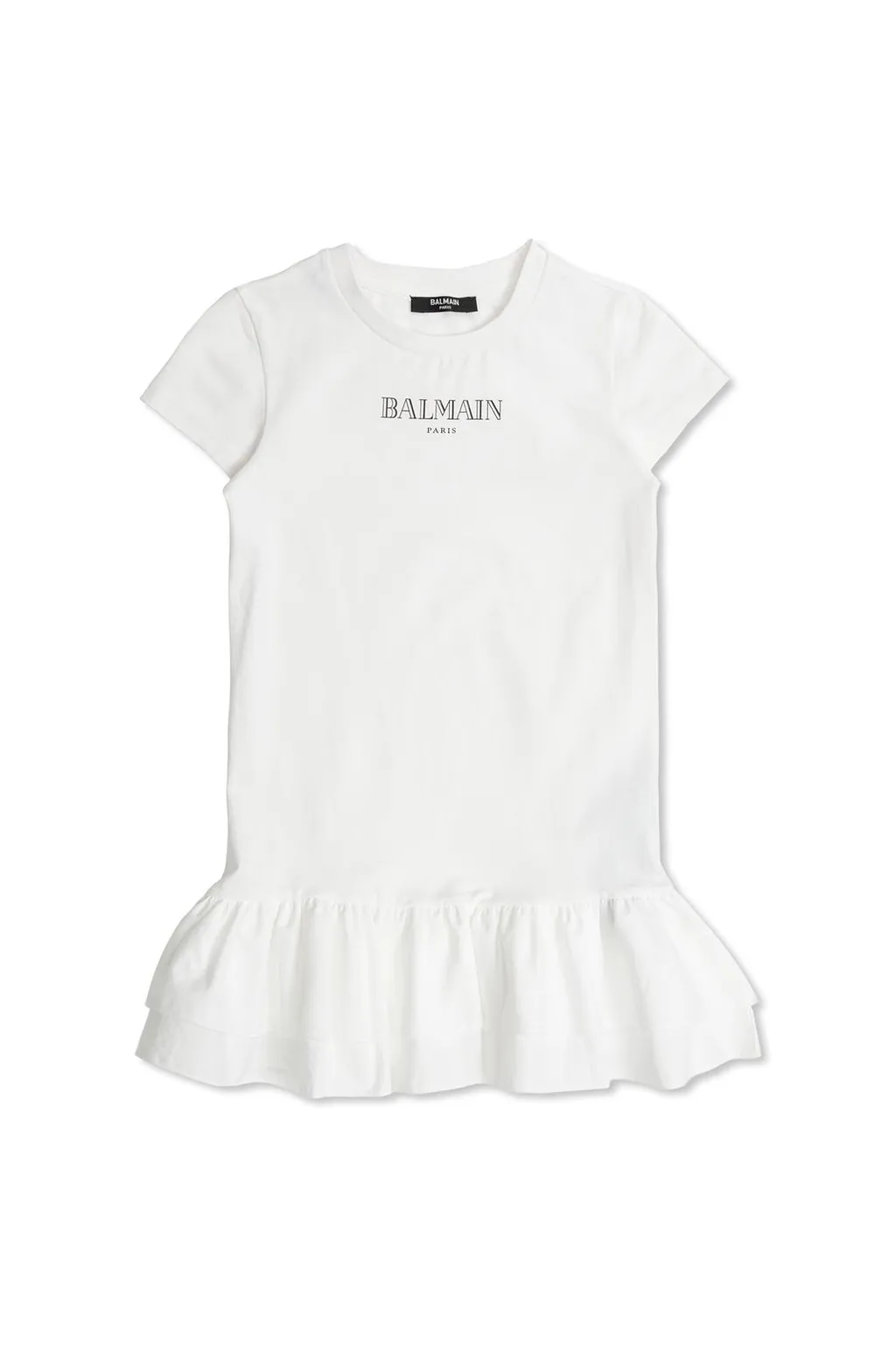 Balmain Kids Logo Printed Dress