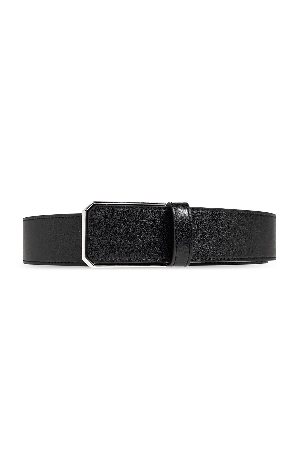 Bally Rectangular Buckle Leather Belt