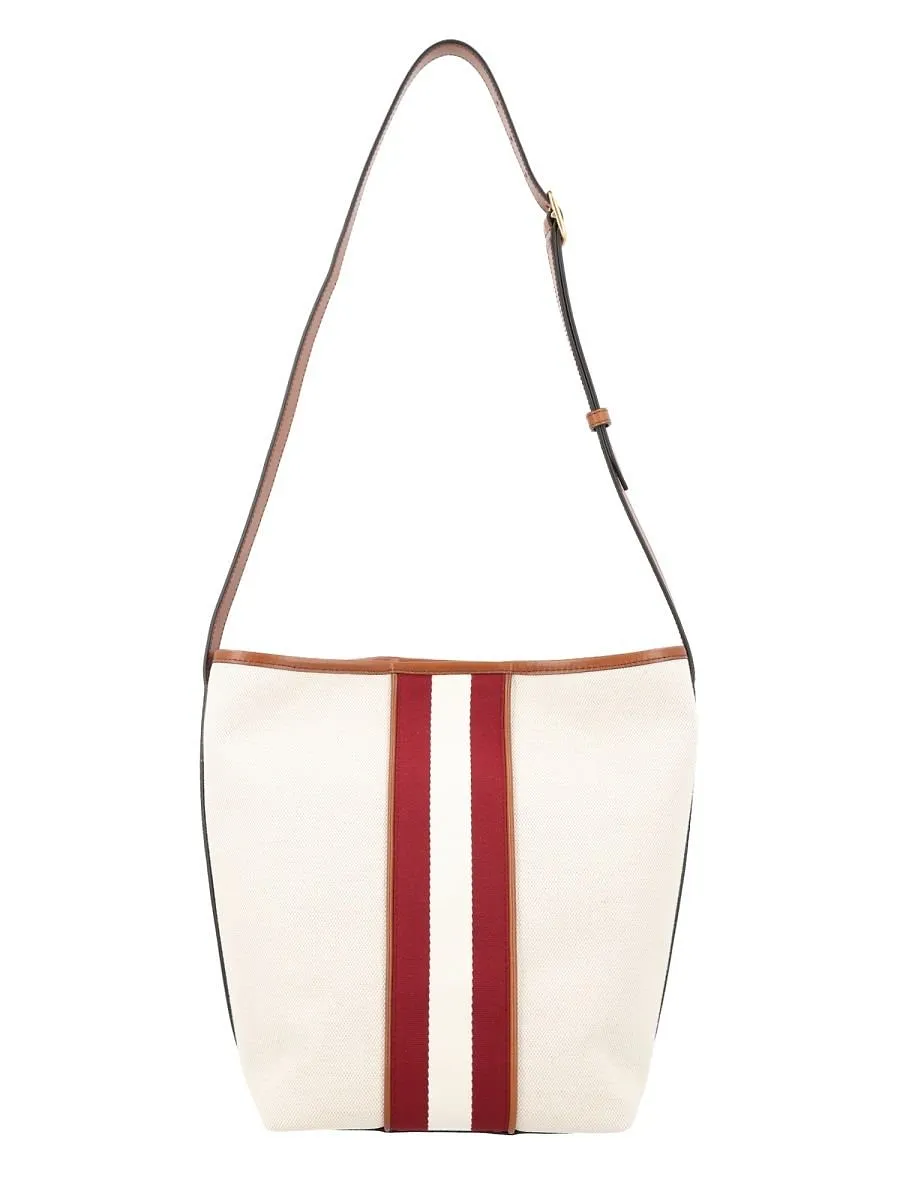 Bally Sign Stripe Shoulder Bag