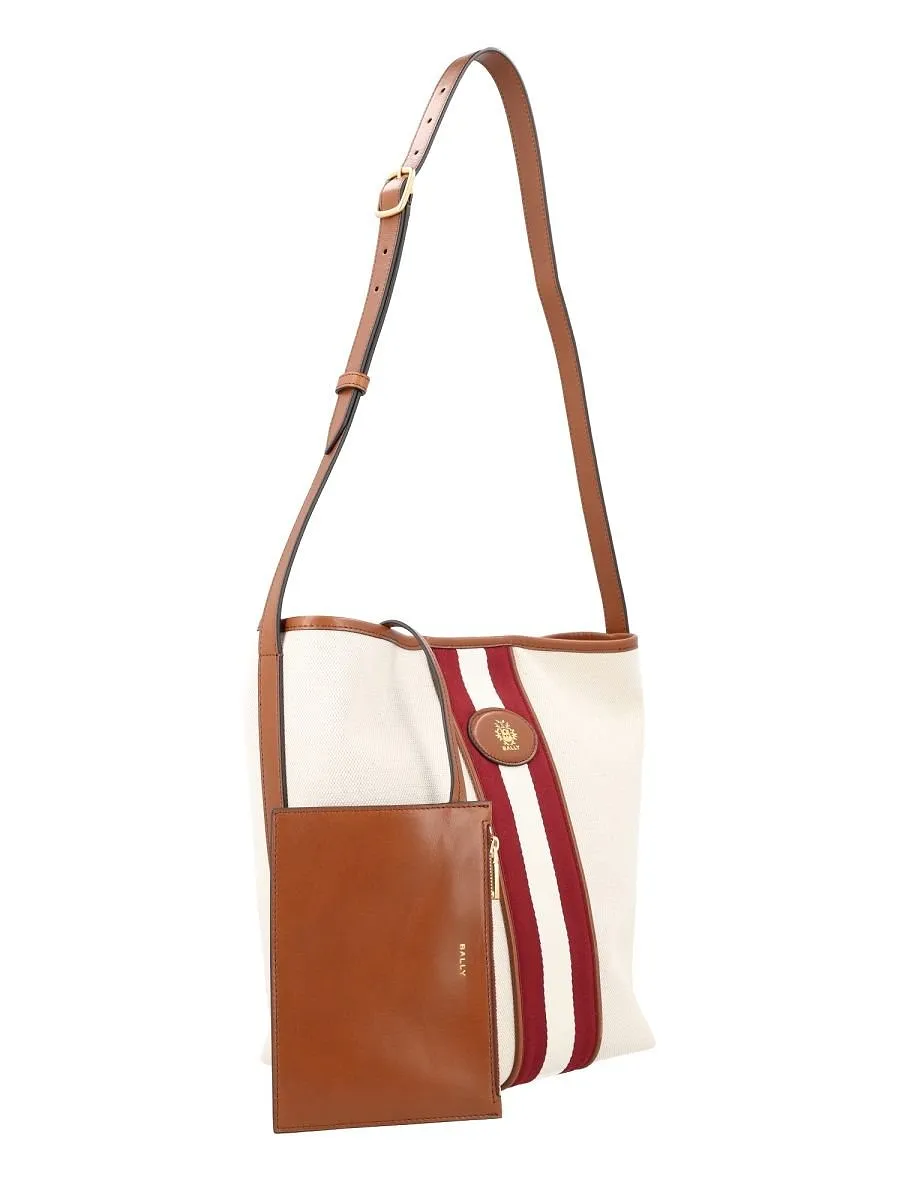 Bally Sign Stripe Shoulder Bag