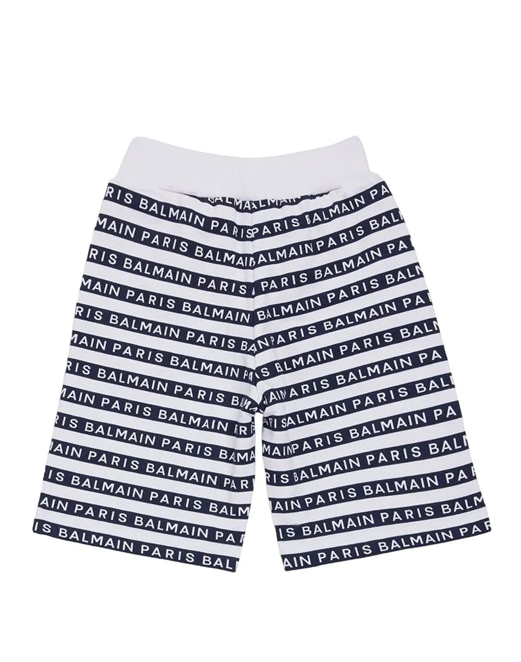 Balmain Kids Logo Printed Jersey Shorts