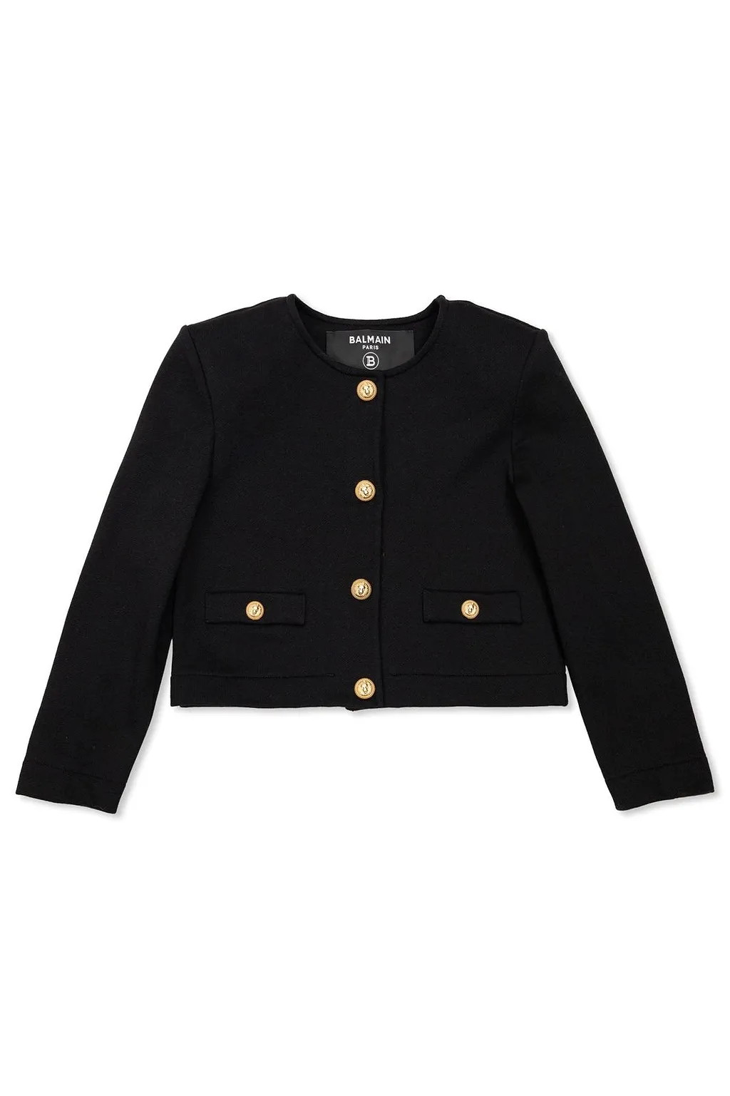 Balmain Kids Long Sleeve Buttoned Cardigan