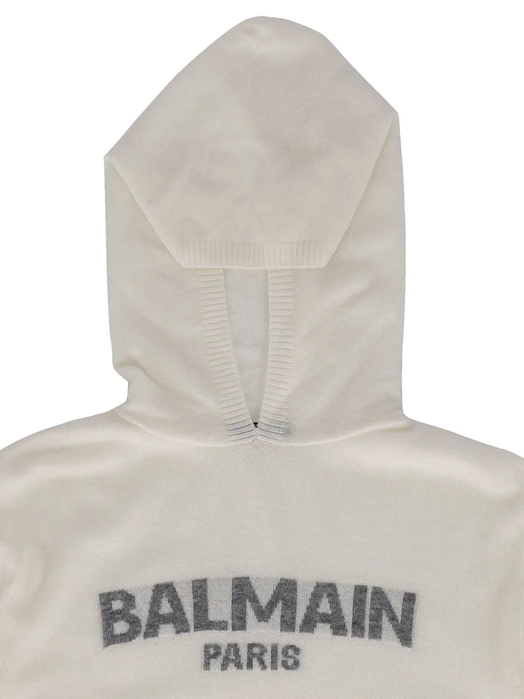 Balmain Kids Long-Sleeved Knitted Hoodie