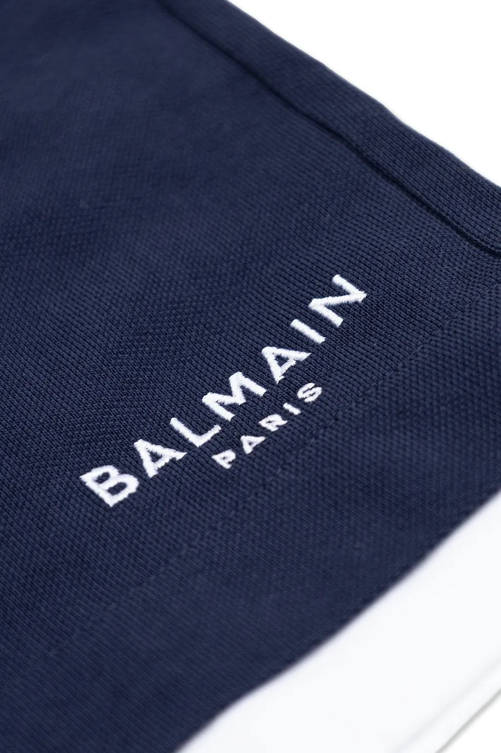 Balmain Kids Logo Trim Shorts
