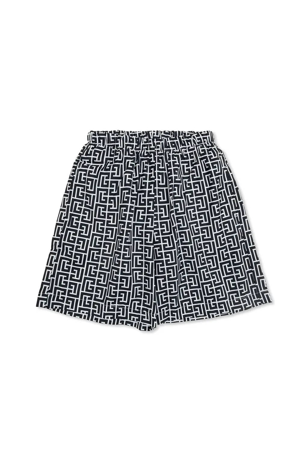 Balmain Kids Printed Pb Monogram Swim Shorts
