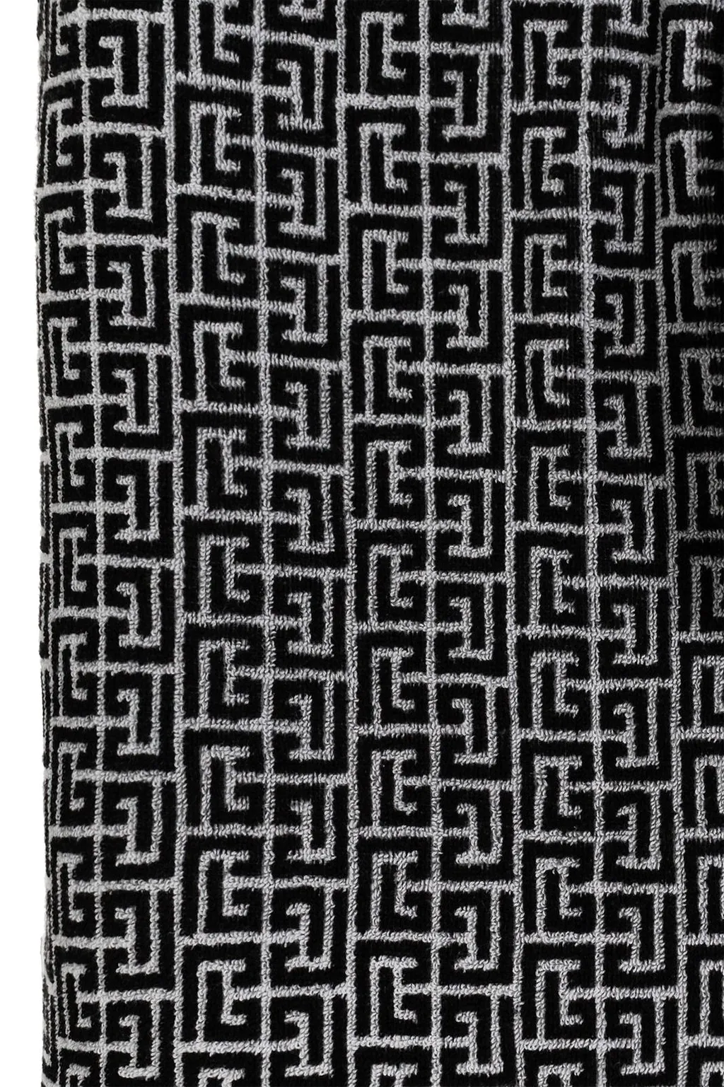 Balmain Kids Monogram-Pattern Bath Towel