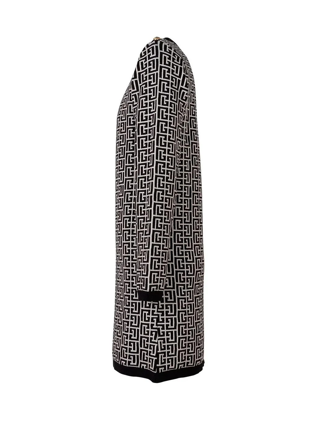 Balmain Kids Monogram Knitted Dress