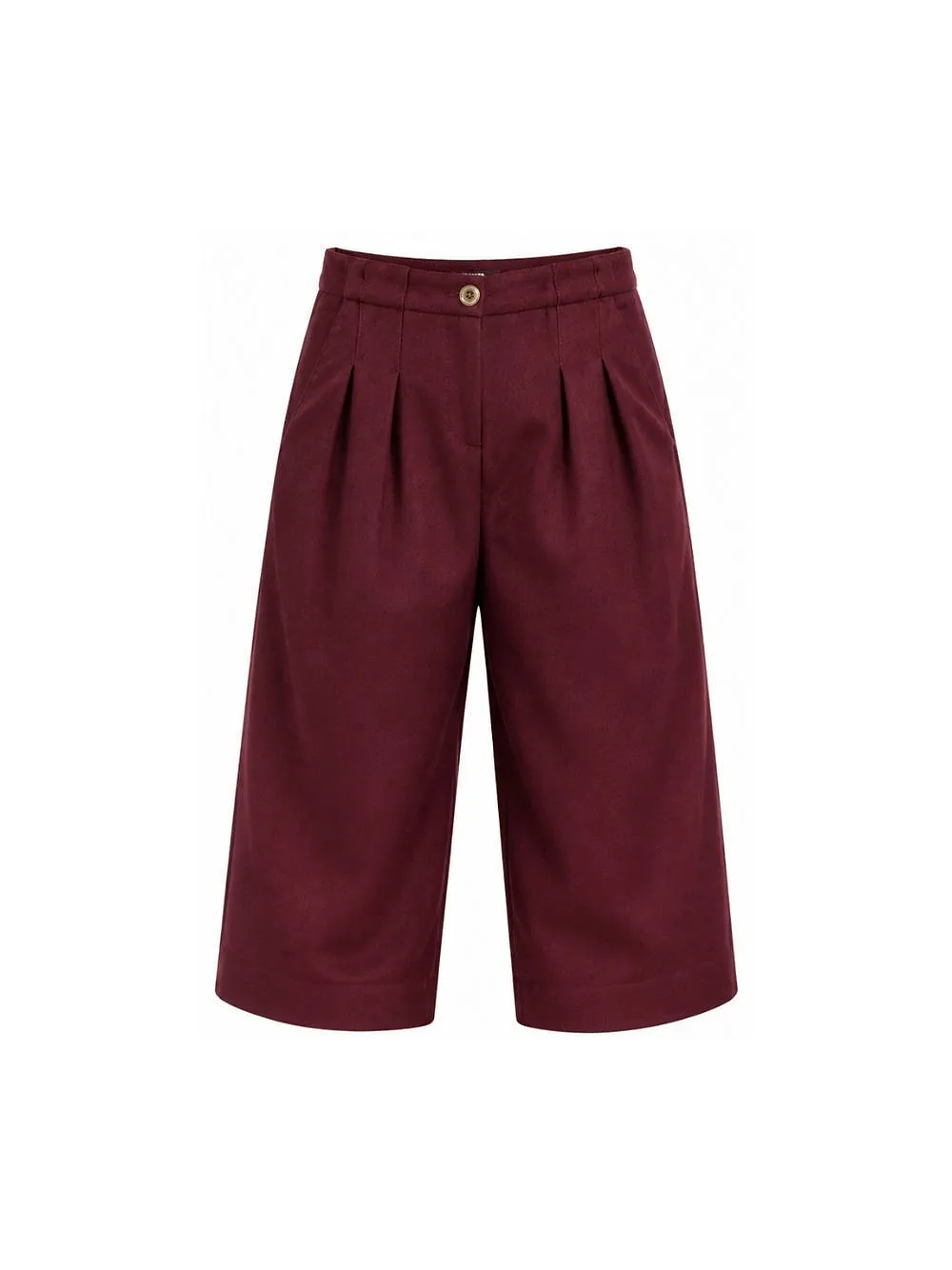 Balmain Kids Pleated Wide Leg Pants