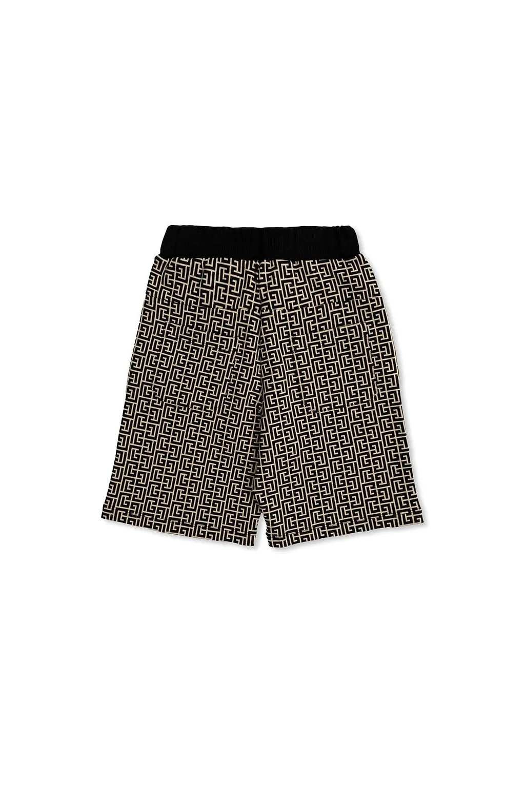 Balmain Kids Pb Labyrinth Jacquard Shorts