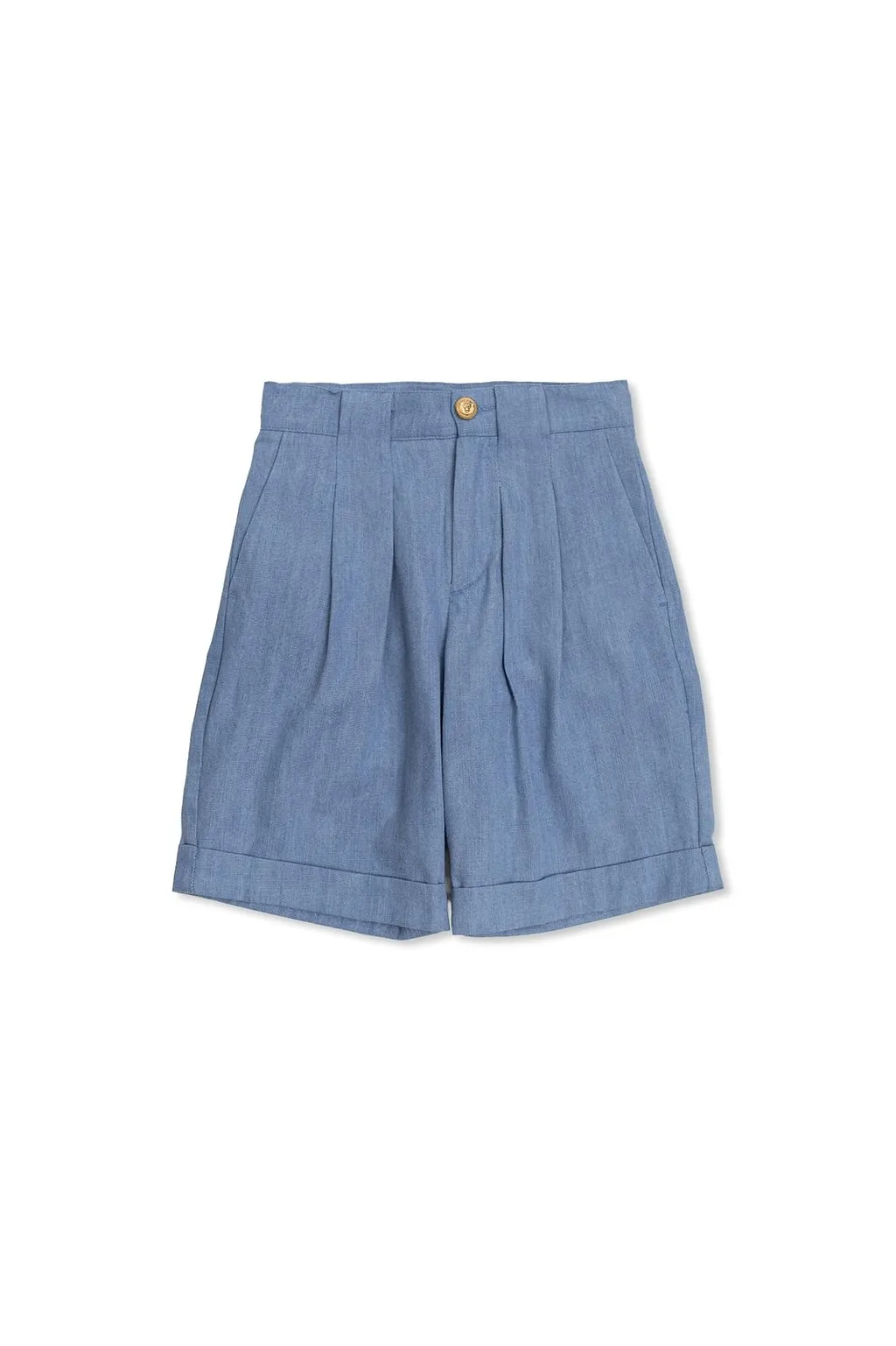 Balmain Kids Pleat Detailed Shorts