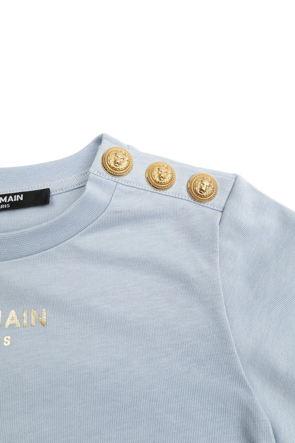 Balmain Kids Short Sleeve Crewneck T-Shirt