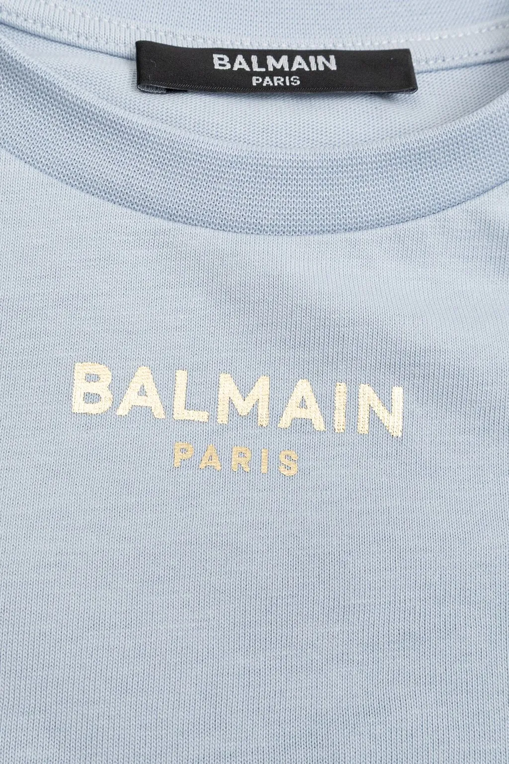Balmain Kids Short Sleeve Crewneck T-Shirt