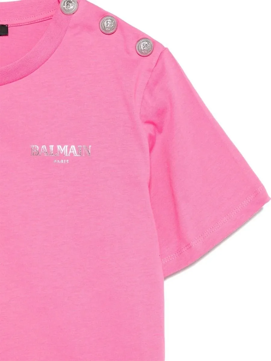 Balmain Kids Short-Sleeved Crewneck T-Shirt