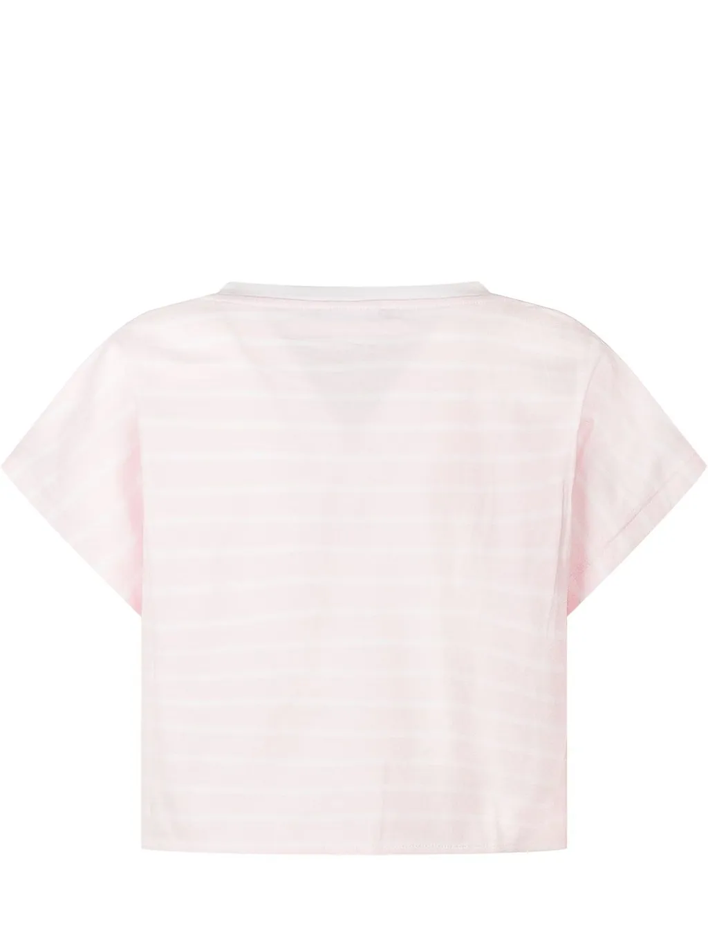 Balmain Kids Striped Tie-Front T-Shirt