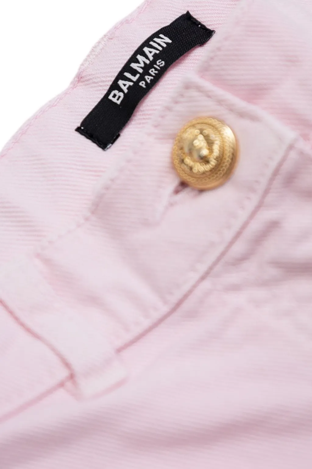 Balmain Kids Turn-Up Hem Cargo Shorts