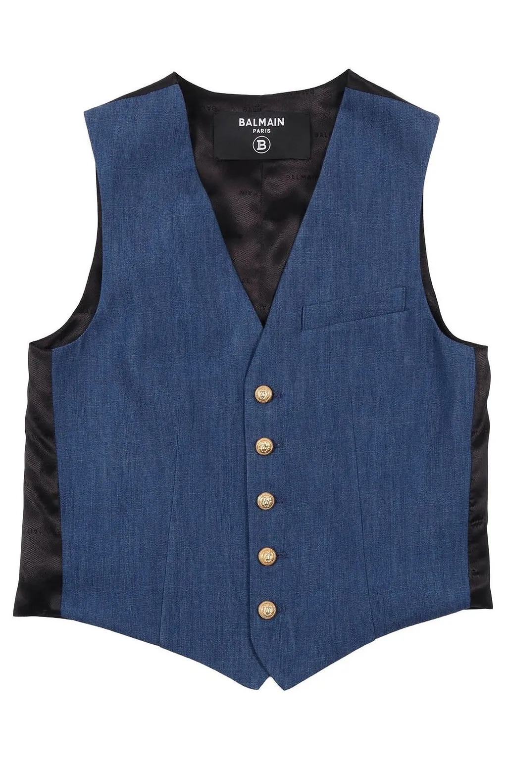 Balmain Kids V-Neck Gilet