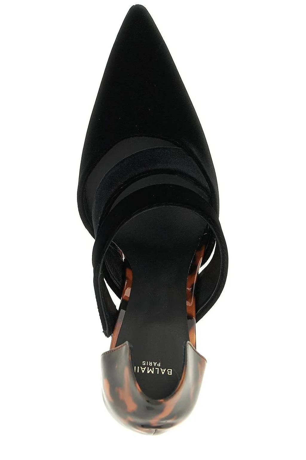 Balmain Asymmetric Strap Heeled Pumps