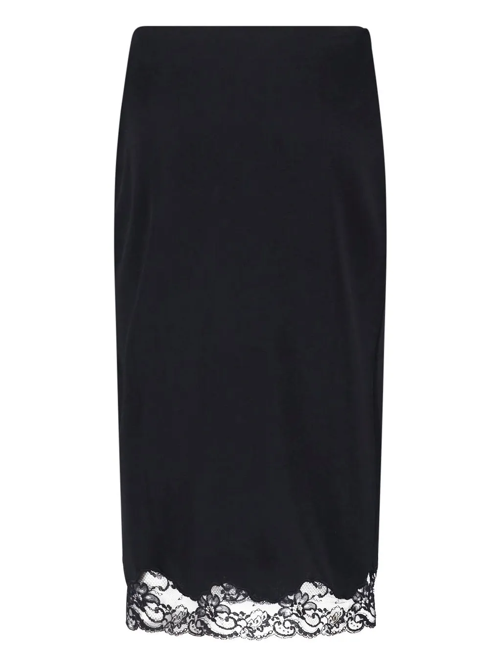 Balmain Lace Detailed Midi Skirt