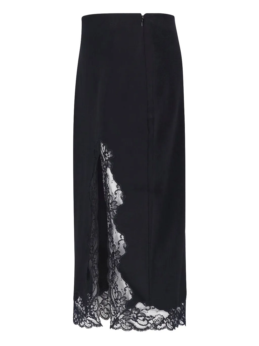 Balmain Lace Detailed Midi Skirt