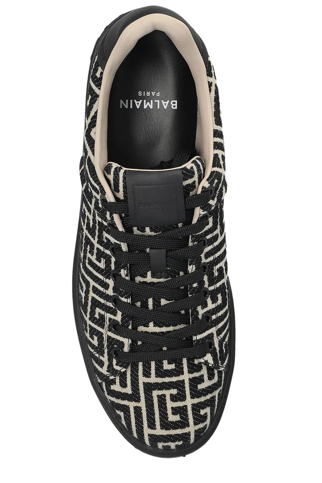 Balmain B Court Monogram Low-Top Sneakers