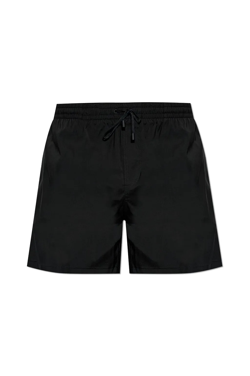 Balmain Logo Embroidered Drawstring Swim Shorts