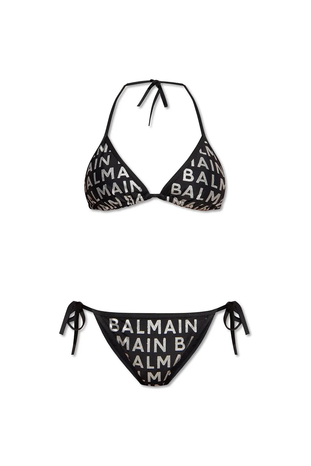 Balmain Logo-Printed Two-Piece Bikini Set