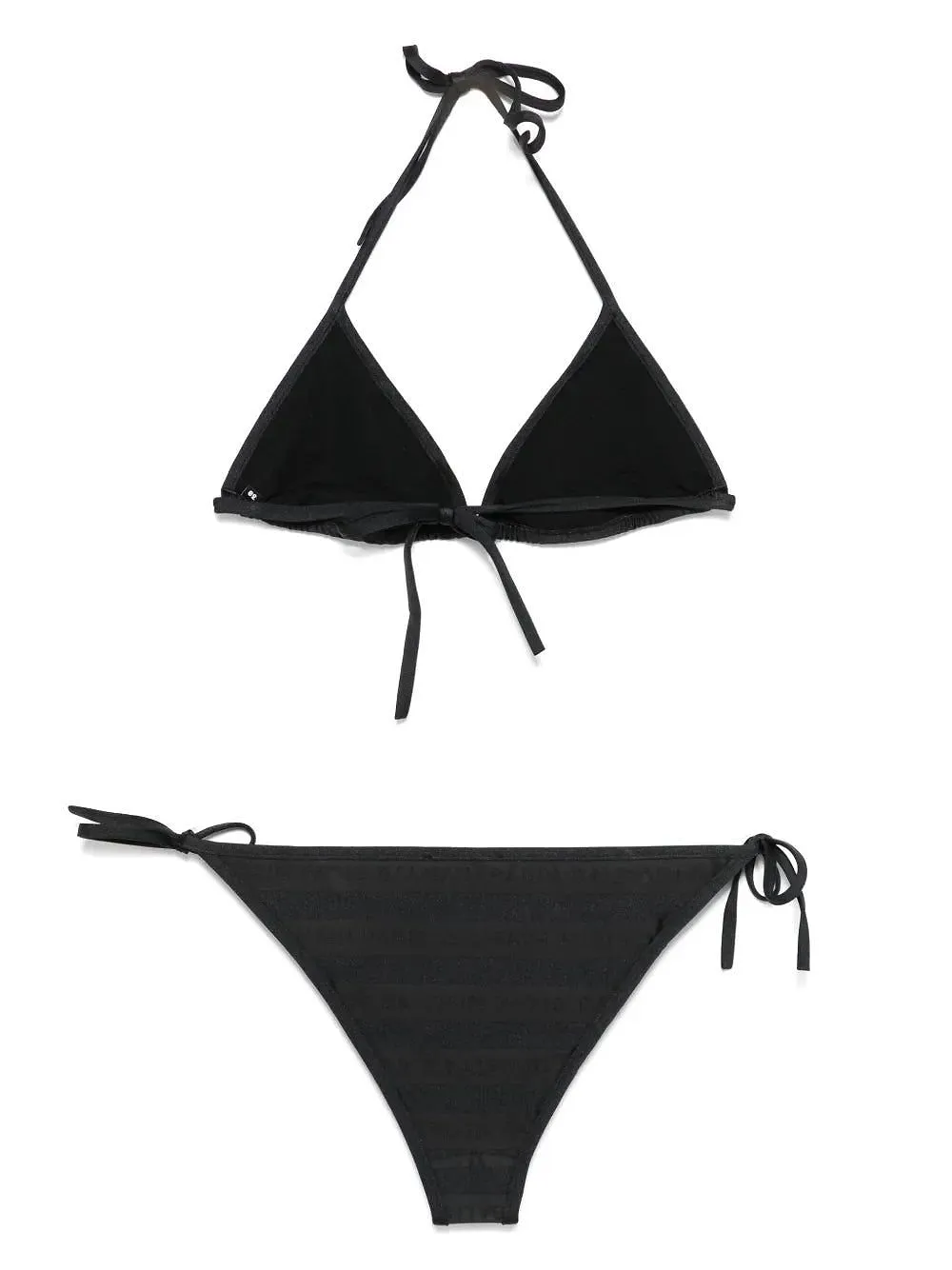 Balmain Logo Printed Two-Piece Bikini Set