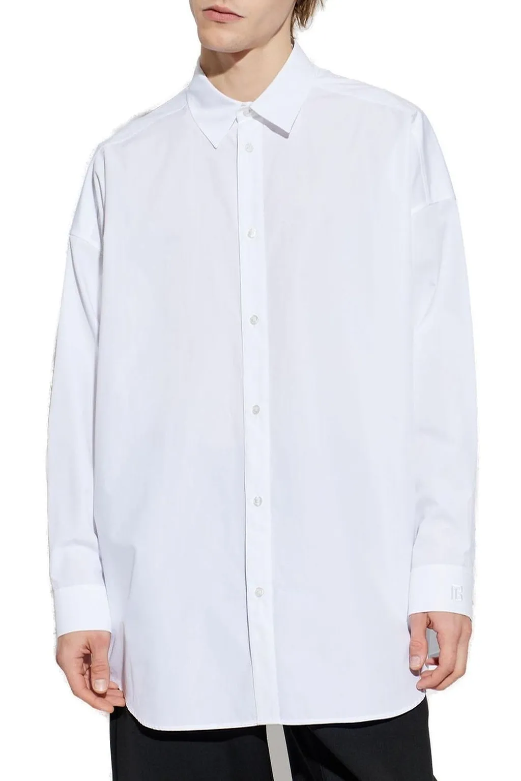 Balmain Classic Collared Long-Sleeve Shirt