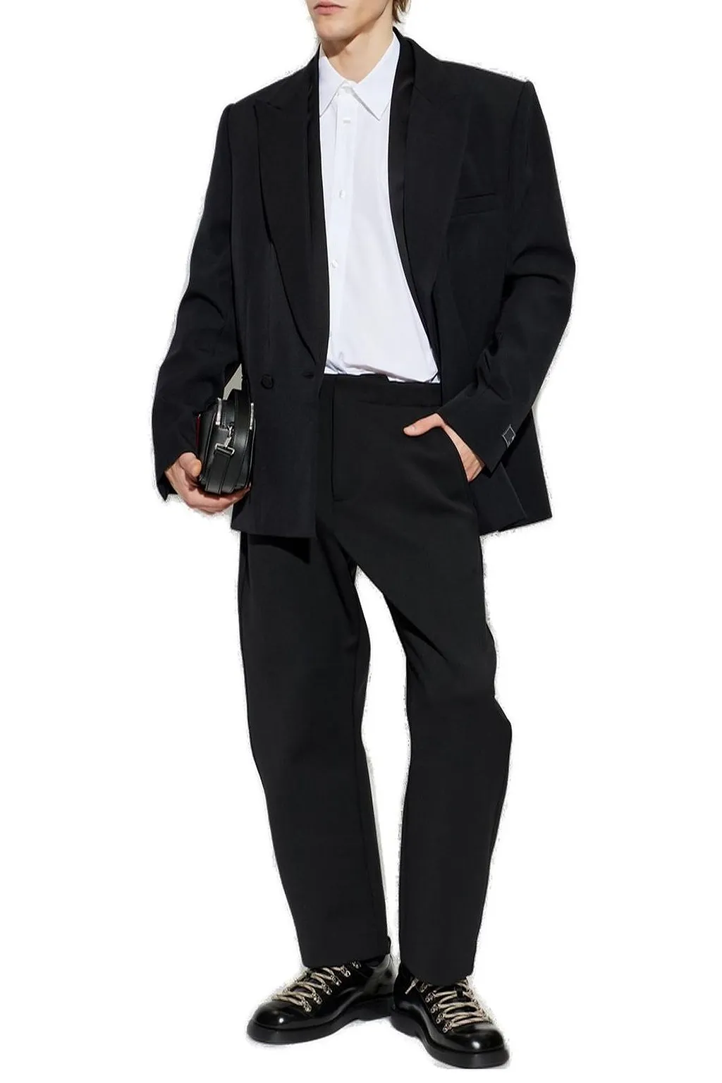 Balmain Classic Collared Long-Sleeve Shirt