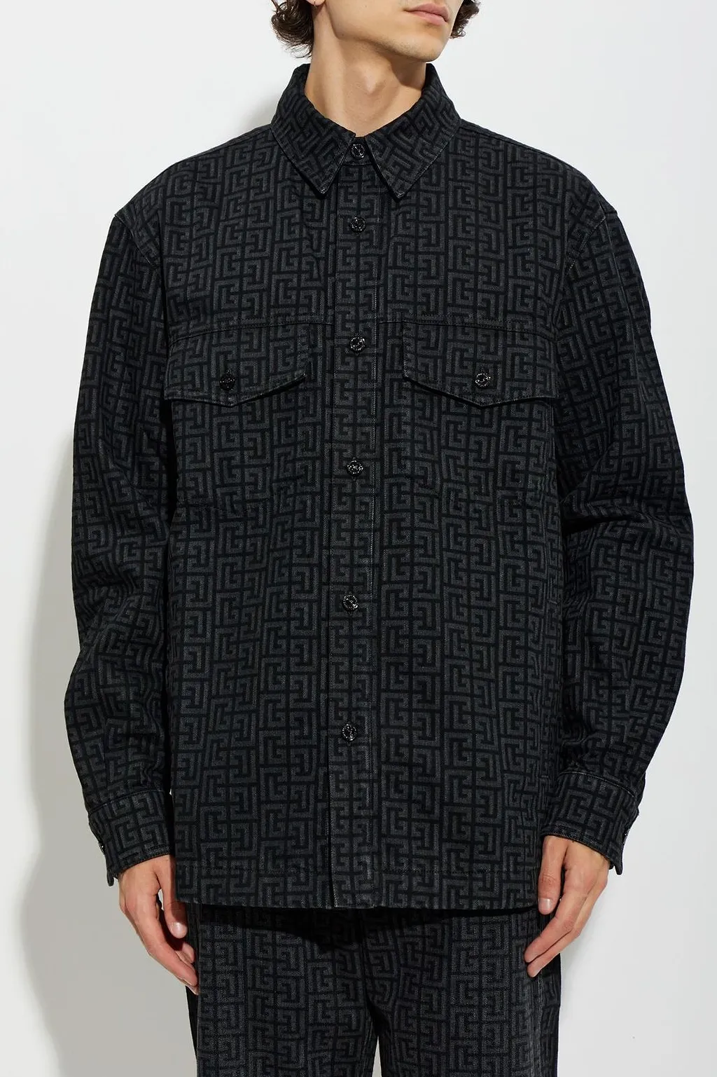 Balmain Monogram Oversized Shirt