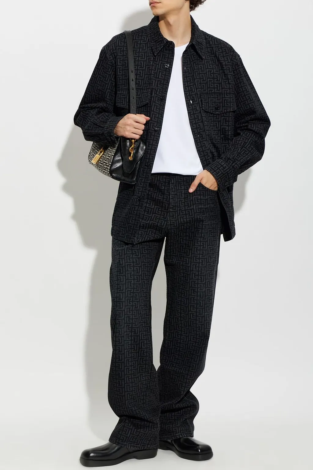 Balmain Monogram Oversized Shirt