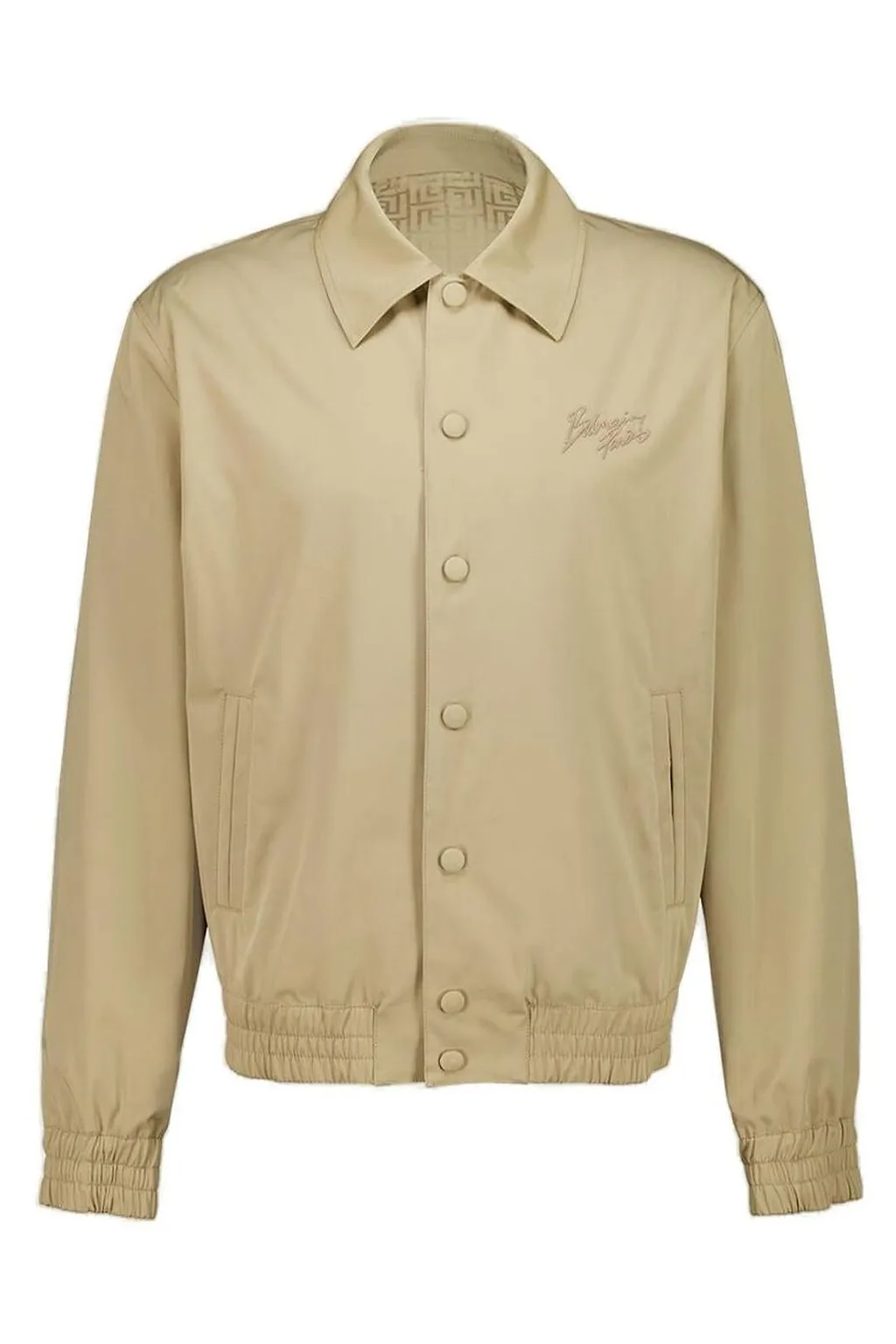 Balmain Paris Logo Embroidered Bomber Jacket