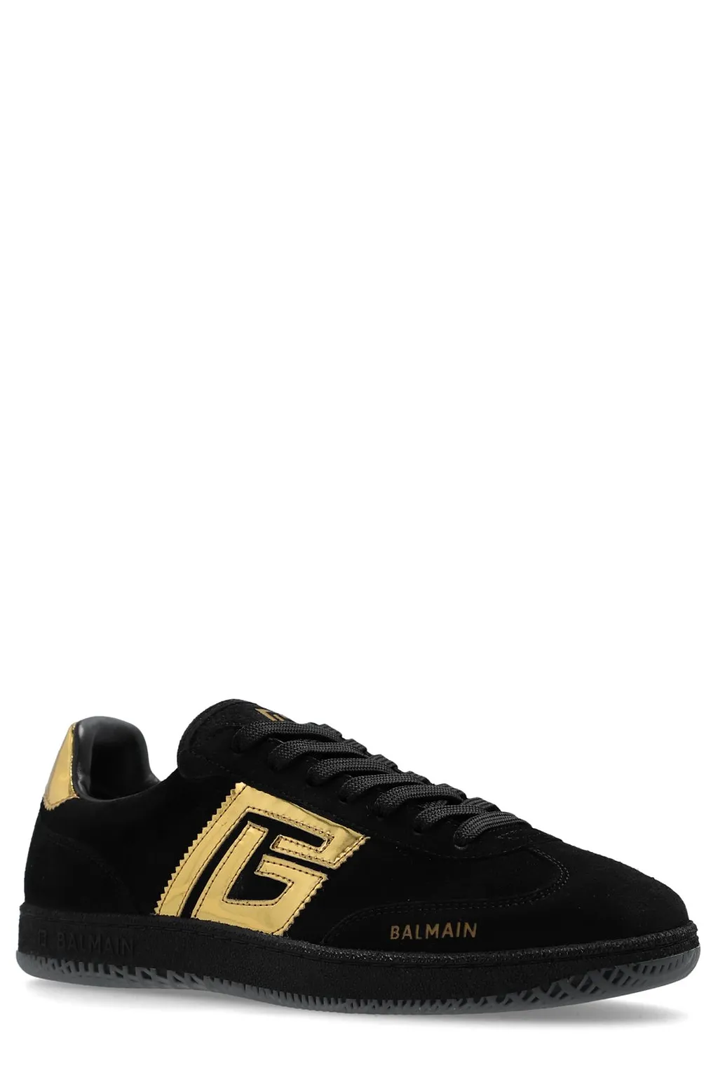 Balmain Pb Logo Low-Top Sneakers