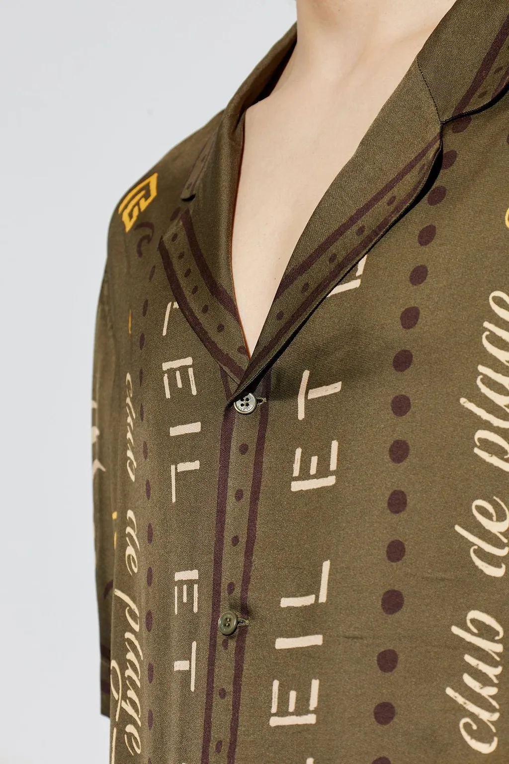 Balmain Printed Short Sleeve Shirt