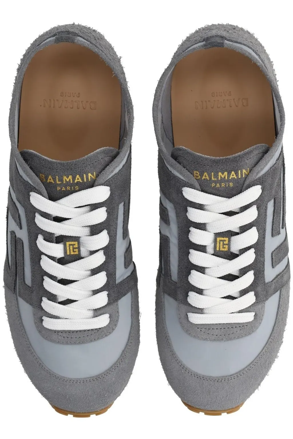 Balmain Racer 45 Lace-Up Sneakers