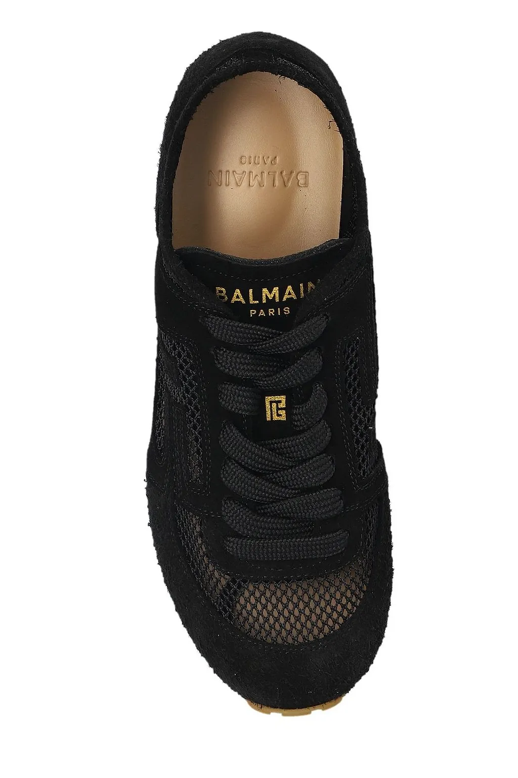 Balmain Racer 45 Lace-Up Sneakers