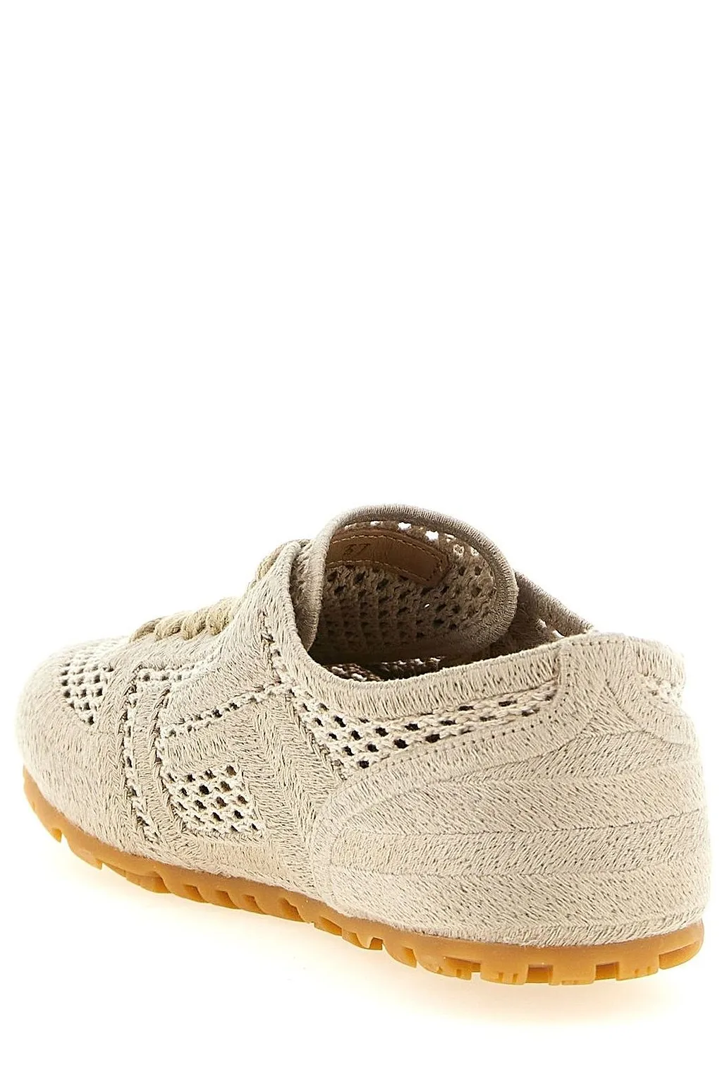Balmain Racer 45 Macramé Low-Top Sneakers