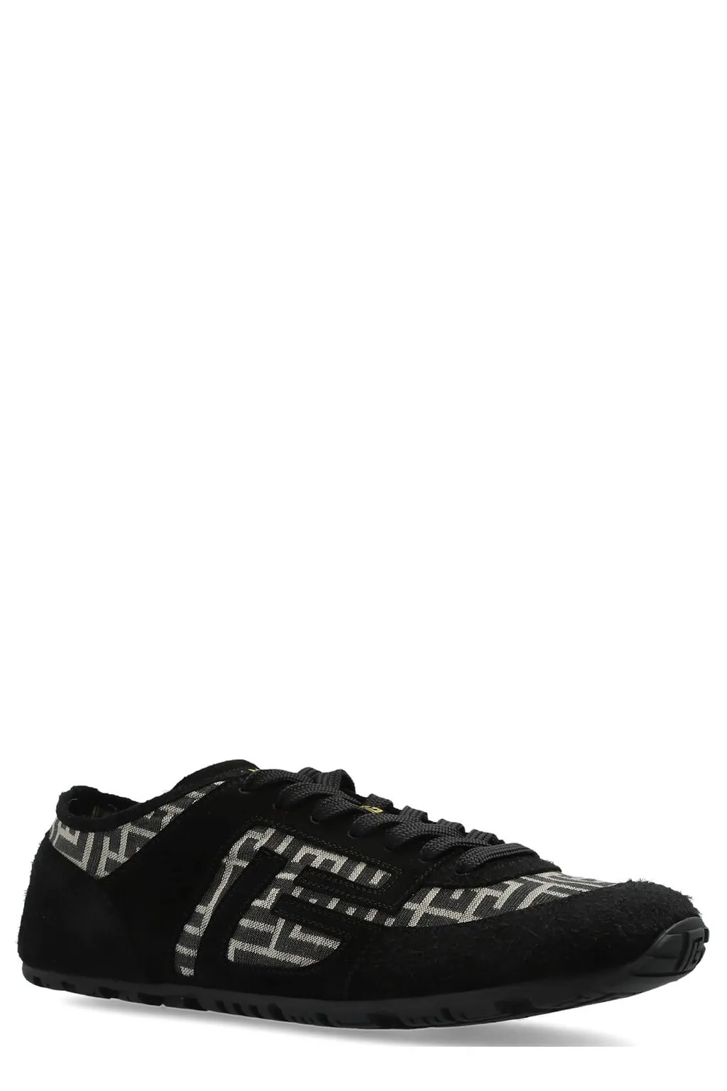 Balmain Racer 45 Monogram Low-Top Sneakers