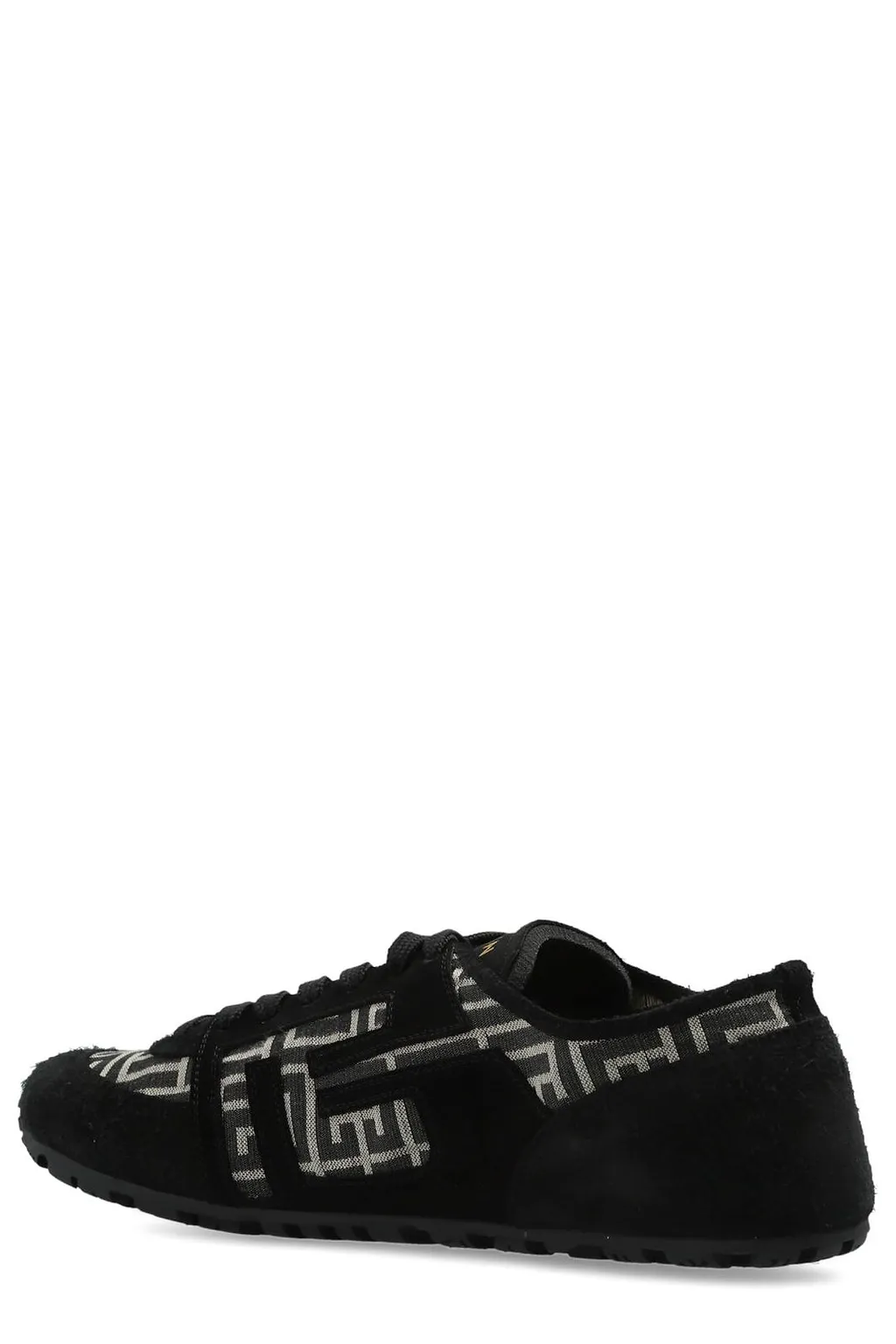 Balmain Racer 45 Monogram Low-Top Sneakers