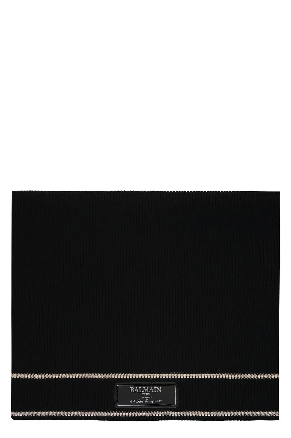Balmain Ribbed Knit Scarf