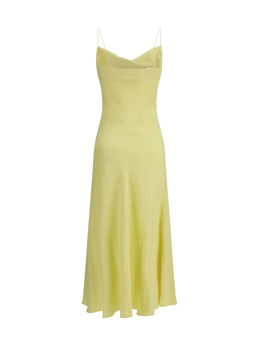 Balmain Satin Long Strappy Dress